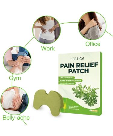 Xeerun Pain Relief Patch | 40 Pieces - Effective Pain Plaster for Knees Back & Neck - Warm Wormwood Therapy for Sore Muscles - Buy Online on GoSupps.com