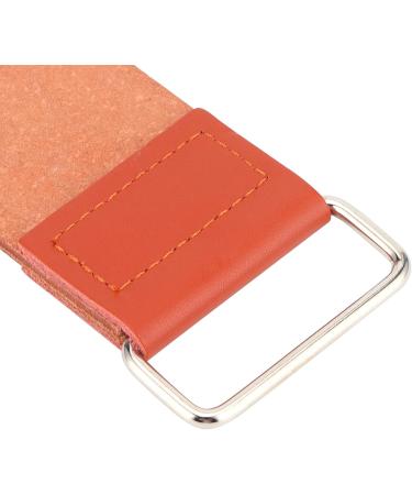 Premium Double Sided Straight Razor Strop - Leather Barber Sharpening Band for Perfect Hair Removal - Buy Online on GoSupps.com