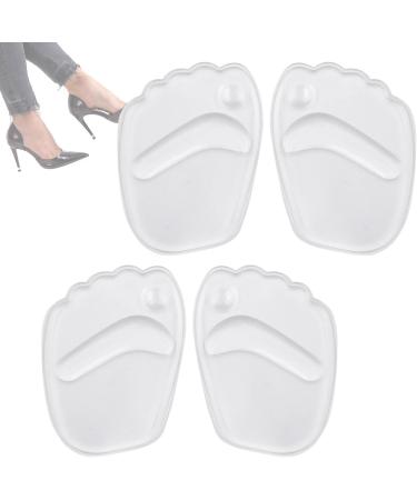 Forefoot Cushion - Ergonomic Midfoot Supports | Comfortable Insoles for Sneakers Boots & Sandals | 2 Pairs Transparent - Perfect for Sweaty Feet - Buy Online on GoSupps.com