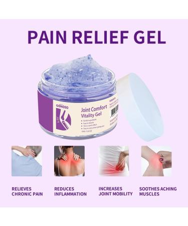 Joint Purple Gel Cooling Massage Cream with Turmeric for Back Neck Joints & Muscles Hydrating Gel for Active Lifestyles - Buy Online on GoSupps.com