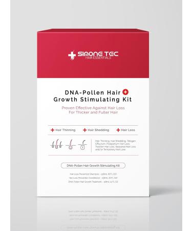 Simone Tec DNA-Pollen Hair Growth Kit | Effective Hair Loss Treatment for Thicker Fuller Hair - Buy Online on GoSupps.com