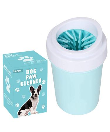 bealy Dog Paw Cleaner Large/Petite Dog Paw Washer Easy to Use Portable Dog Paw Cleaner Cup Dog Foot Washer with Silicone Washers Nice Packing Large BlueGreen - Buy Online on GoSupps.com