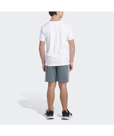 adidas Boys' Short Sleeve Graphic T-Shirt - White (Medium) - Buy Online on GoSupps.com