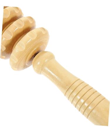 Solustre 5-Set Beech Wood Lymphatic & Foot Massage Device - Portable Acupressure Tool for Wellness - Buy Online on GoSupps.com