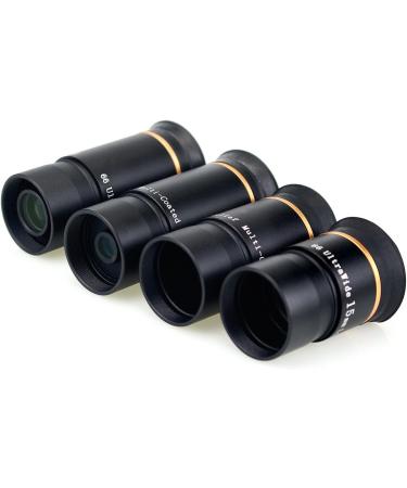SVBONY 1.25 Telescope Eyepiece Set | Fully Multi Coated HD Lens | Ultra Wide Angle 66 Degree | Telescope Accessories (6mm, 9mm, 15mm, 20mm) - Buy Online on GoSupps.com