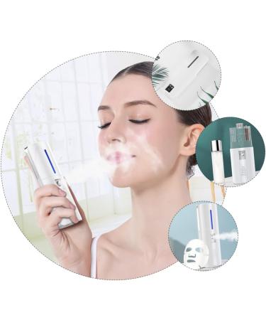 Mikinona 1pc Hydrating Instrument Cool Mist Sprayer Air Humidifier Moisturizer Abs Moisturizing White - Buy Online on GoSupps.com