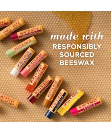 Burt's Bees 100% Natural Moisturizing Lip Balm Beeswax - 2 Tubes 2 Count Value Pack - Buy Online on GoSupps.com
