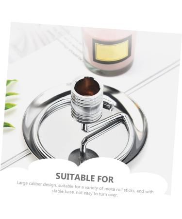 Beaupretty 5 Sets Moxa Seat Desk Stand - Stainless Steel Moxa Stick Holder for Moxibustion - Rustproof Metal Base & Durable Design - Buy Online on GoSupps.com