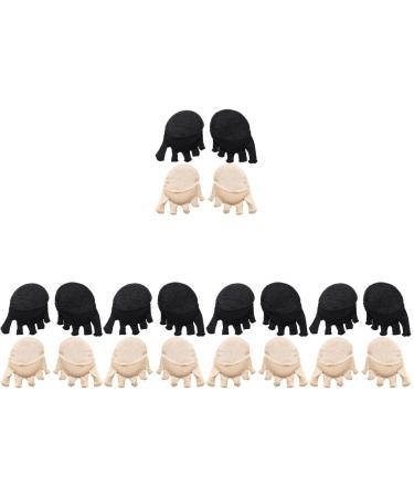 Hemoton 10 Pairs Full Toe Socks Metatarsal Foot Pads Metatarsal Pads Five Toes Forefoot Pads Forefoot Pads for Women Foot Pads for Heels Shoe Pads for high Heels Cushion Nylon Breathable