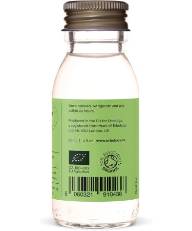 Erbology Organic Aloe Vera Juice 12 Daily Shots (2 fl oz) - Immunity Support and Detox - from Inner Leaf - Straight from Farm in Spain - Undiluted - No Added Sugar - Non-GMO - Recyclable Glass Bottle Aloe Vera 2 Fl Oz (Pack  - Buy Online on GoSupps.com