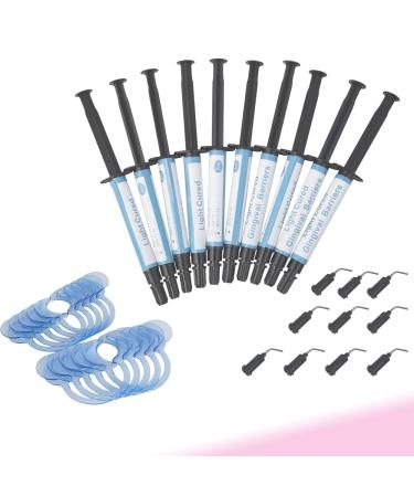 10 Pcs 3ml Gingival Barrier Protection Gel Teeth Whitening Kit with 10 Pcs C-Shape Mouth Opener Shipping from USA