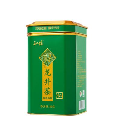Gavigain Organic Longjing Green Tea Premium Chinese Longjing Tea Authentic Loose Leaf Tea from Chinese Dragon Well 80g