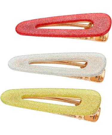 Vintage-Inspired Glittering 9-Piece Set Fashionable Cute Alligator-Duckbill Hairpins for Women Non-Slip Hair Barrettes Classic Ladies' Hair Accessories - Buy Online on GoSupps.com