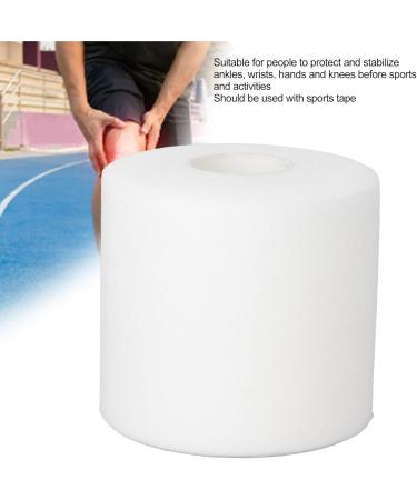 Pre Wrap Athletic Foam Underwrap Bandage - Multi-functional Sports Foam Tape for Elbows Knees & Ankles (White) | International Shipping - Buy Online on GoSupps.com