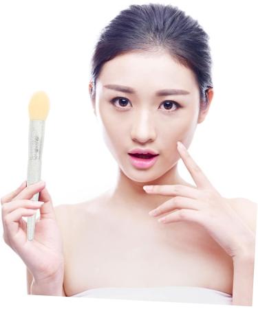 Angoily Womens 1 Set Makeup Brush Make up Portable Blusher Eye Shadow Brush Blending Brush Makeup Eyeshadow Cosmetic Eye Brush Plastic Soft Miss White Tool Make Up Brush - Buy Online on GoSupps.com