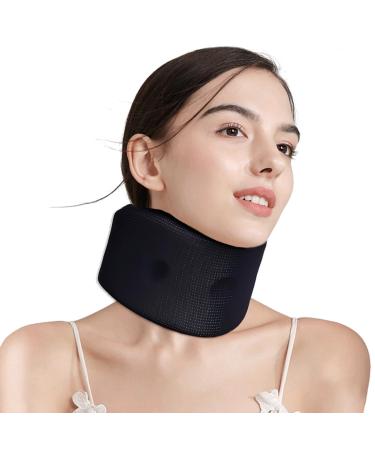 Runquit Soft Foam Neck Brace for Sleeping Adjustable Neck Support Brace for After Whiplash or Injury Keep Vertebrae Stable and Aligned for Relief of Cervical Spine Pressure for Women & Men