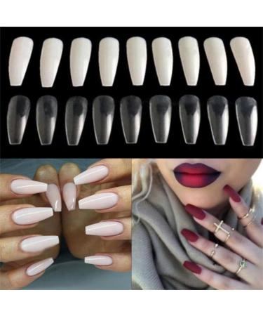 Livecity Long Coffin Full Cover False Nails | Easy Application Tool | International Shipping Available - Buy Online on GoSupps.com