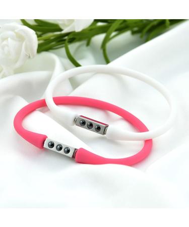 Energy Bracelet - Magnetic Silicone Sports Bracelet for Men & Women | Balance & Negative Ion Technology for Basketball - Buy Online on GoSupps.com