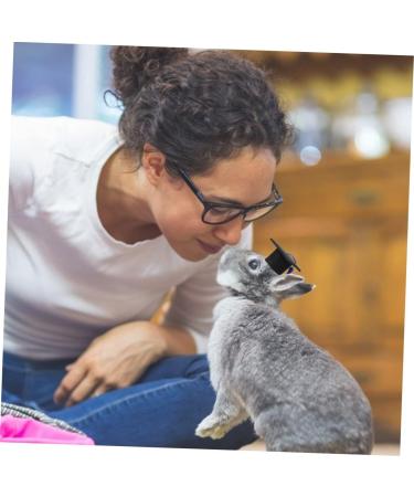 Balacoo 8 Pcs Pet Graduation Cap Bunny Costume Pet Grad Costume Mini Rabbit Graduation Cap Clothing Props 5.5X5.5X3.5CMx2pcs As Shownx2pcs - Buy Online on GoSupps.com
