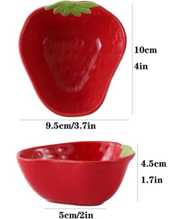 Bowls for Kitchen Exquisite Fruit Shape Snack Dish Ceramic Soy Sauce Dipping Bowls Side Dishes for Snack Sushi Fruit Appetizer Dessert 2pcs Dip Bowls (Color : Brass) (B) - Buy Online on GoSupps.com