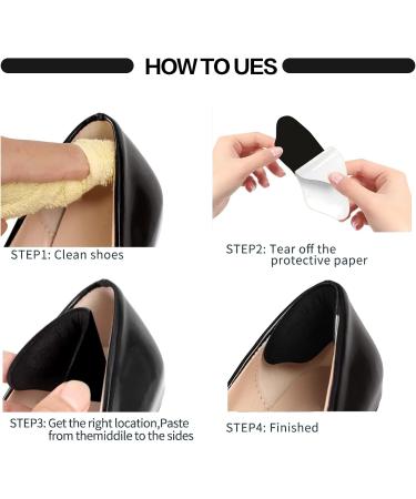 Heel Pads for Shoes - Cushions & Grips for Pain Relief | 4 Pairs Beige Heel Cushion Inserts for Men & Women - Buy Online on GoSupps.com