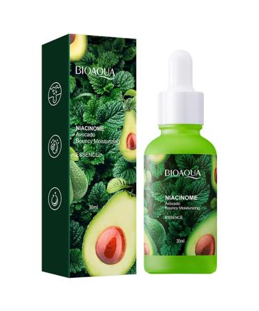BIOAQUA Avocado Extract Elasticity Face Moisturizing Essence Hydrates Smooth Facial Skin Care 30ml / 1.01fl.oz
