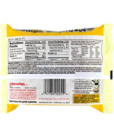 Ja Cor Instant Ramen Noodles Soup Bowl Creamy Chicken Flavor 3 oz. Bulk Cup Noodle Pack- Bundle with (1) Set of Reusable Stainless Steel Chopsticks (12 Individual Packs) - Buy Online on GoSupps.com