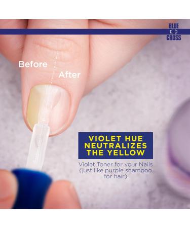 Buy Blue Cross Yellow Out Nail Care - Neutralizing Basecoat & Color Enhancer - 15mL (Made in USA - Buy Online on GoSupps.com