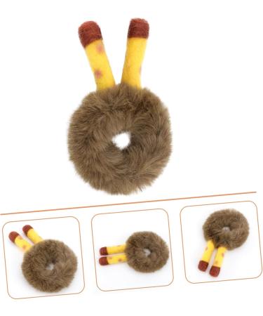 FRCOLOR 1pc Antler Plush Hair Tie Hair Beads for Girls Baby Hair Ties Ponytail Holders for Thick Hair Baby Decor Hair Ties Kids Ring Holders Hair Accessories Manual Child Rubber Band - Buy Online on GoSupps.com