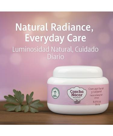 HIGH SUPREME Concha N car (Mother of Pearl) Face & Body Gel Cream 8.5 fl oz With Collagen Elastin Vitamin E & Glycerin Nourishing & Radiance Support 100% Natural Ingredients - Buy Online on GoSupps.com
