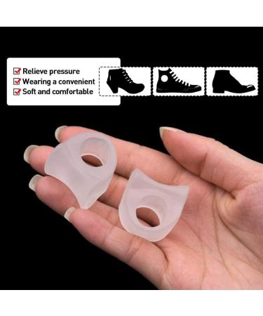 Jinlanshop Toe Separator & Spreader - 4 Piece Gel Toe Protectors for Friction Relief & Pressure Relief - Unisex Medium Distance - Buy Online on GoSupps.com