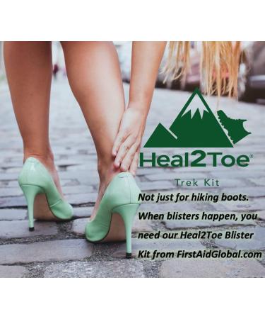 Heal2Toe Hiker's Kit for Foot Sores - Trek Kit | Fast Relief for Foot Sores - Buy Online on GoSupps.com