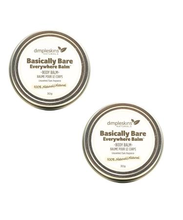 Dimpleskins Naturals Everywhere Balm | All-Natural Moisturizer for Dry Skin Chapped Lips Hands & Body | Fragrance-Free with 7 Organic Ingredients | Gentle & Safe for Babies Toddlers & Adults | 2 pack 2 Everywhere Balm