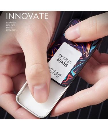 Solid Perfume Set Personal Fragrance All Natural Craftsmanship for Men Travel Friendly with Sliding Jar Series Black - Buy Online on GoSupps.com