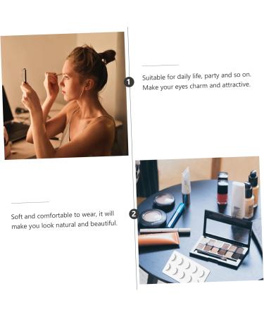 minkissy 1 Pair Short Eyelash Artificial Eyelashes Long Eyelashes Faux Dramatic Eyelashes 3d Fake Eyelashes Cosmetics Women Lashes Fake Lashes The Cross 6d Extend Artificial Fiber - Buy Online on GoSupps.com