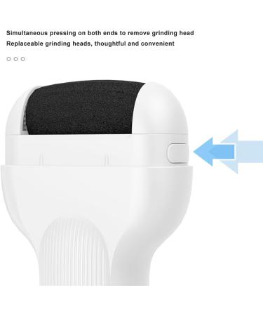 Electric Callus Remover Rechargeable IPX6 Waterproof Design Automatic Pedicure Ergonomic for Exfoliation - Buy Online on GoSupps.com