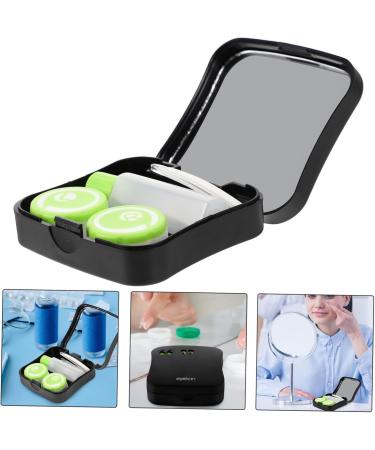 Partykindom Clear Eye Care Set Holder - Stylish Functional Container for Contact Lenses & Glasses | Perfect for International Shipping - Buy Online on GoSupps.com