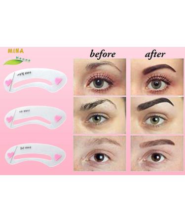 Mina iBrow Hair Color Golden Brown Tinting Powder & Stencil Kit | Water-Resistant, Smudge-Proof, Ammonia-Free, Vegan | Long-Lasting Gray Coverage up to 6 Weeks - Buy Online on GoSupps.com