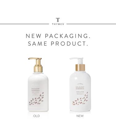 Thymes Goldleaf Gardenia Hand Lotion - 8.25 Fl Oz - Gold Pump - Buy Online on GoSupps.com