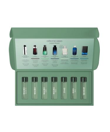 Malbec O Botic rio Experience Men's Cologne Set Perfect Starter Set for Him Explore Men's Fragrances Egeo Quasar Zaad (7x 4mL Bottles)