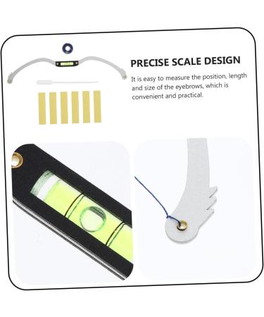 FOMIYES 3 pcs Line Mapping Measuring Eyebrow Measure Shaping Level Shaper Auxiliary Horizontal Tool Marker 1 count (Pack of 1) Silverx3pcs - Buy Online on GoSupps.com