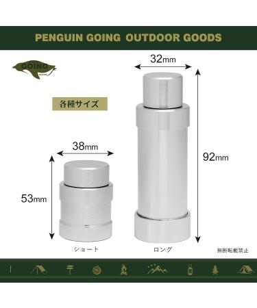 Penguin Oil Lamp Tabletop Decor - 3.6 Height, Aluminum Construction, Lid & Sticker Included - Buy Online on GoSupps.com