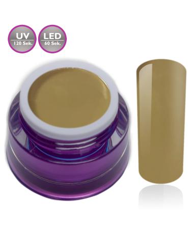 Color Gel Coffee Cream Beige Nude - UV LED Nail Gel Studio Quality 5ml | RM Beautynails - International Shipping - Buy Online on GoSupps.com