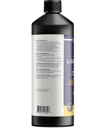 Maxion L-Carnitine 1500mg with Vitamin B5 to Aid in Muscle Recovery After Exercise Orange Flavour 450 mL (1) - Buy Online on GoSupps.com