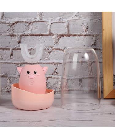 Children's Electric Toothbrush - U Form Head Waterproof Sound Function for Ages 2-12 - Pink - IPX7 1 Pack - Buy Online on GoSupps.com