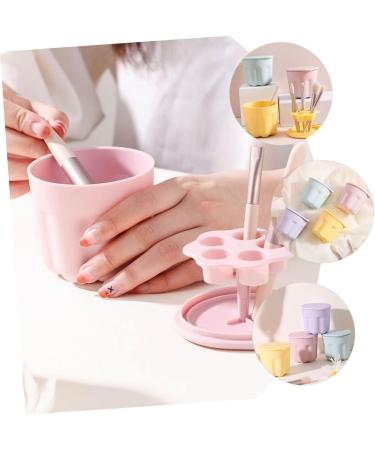FRCOLOR 8 Sets Pp Washing Bowl Brush Cleaner Mat Brush Cleaning Pad Silicone Brush Cleaning Box Makeup Tool Cleaner Makeup Brush Makeup Cleaning Mat Brush Cleaning Mat Make up - Buy Online on GoSupps.com
