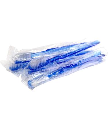 Medi-Inn Disposable Toothbrushes with Toothpaste - Blue Individually Packed (1 x 100 Pieces) | International Shipping Available - Buy Online on GoSupps.com