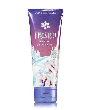 Bath and Body Works Frosted Snow Blossom Ultra Shea Body Cream 8 Ounce
