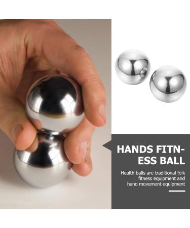 2PCS Stainless Steel Ball Toy - Durable Metal Yoga Balls for Stress Relief & Fitness - Buy Online on GoSupps.com