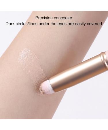 Lip Makeup Brush Round Head Pink Handle Lip Brush Cover Daily Use - Buy Online on GoSupps.com